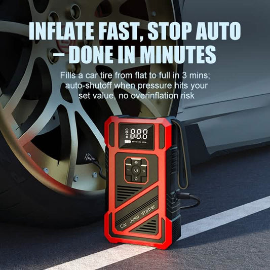 Car Jump Starter & Portable Compressor