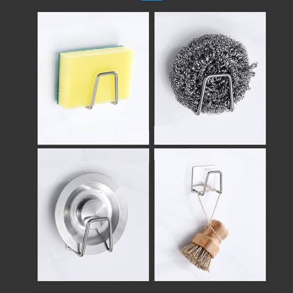 Kitchen Stainless Steel Sink Sponge Holder