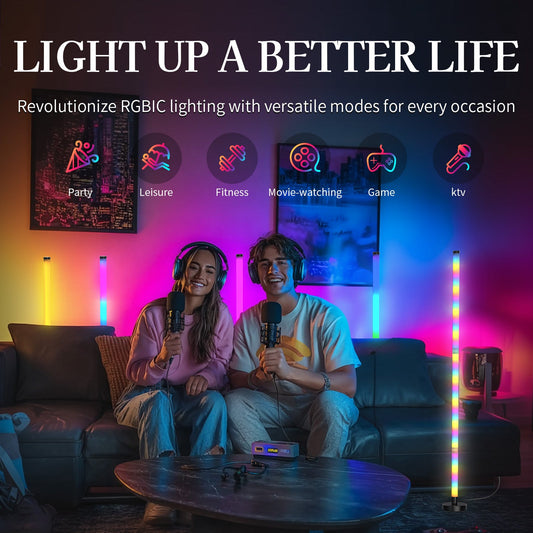 Corner Floor Lamp, Smart RGB Corner Lamp