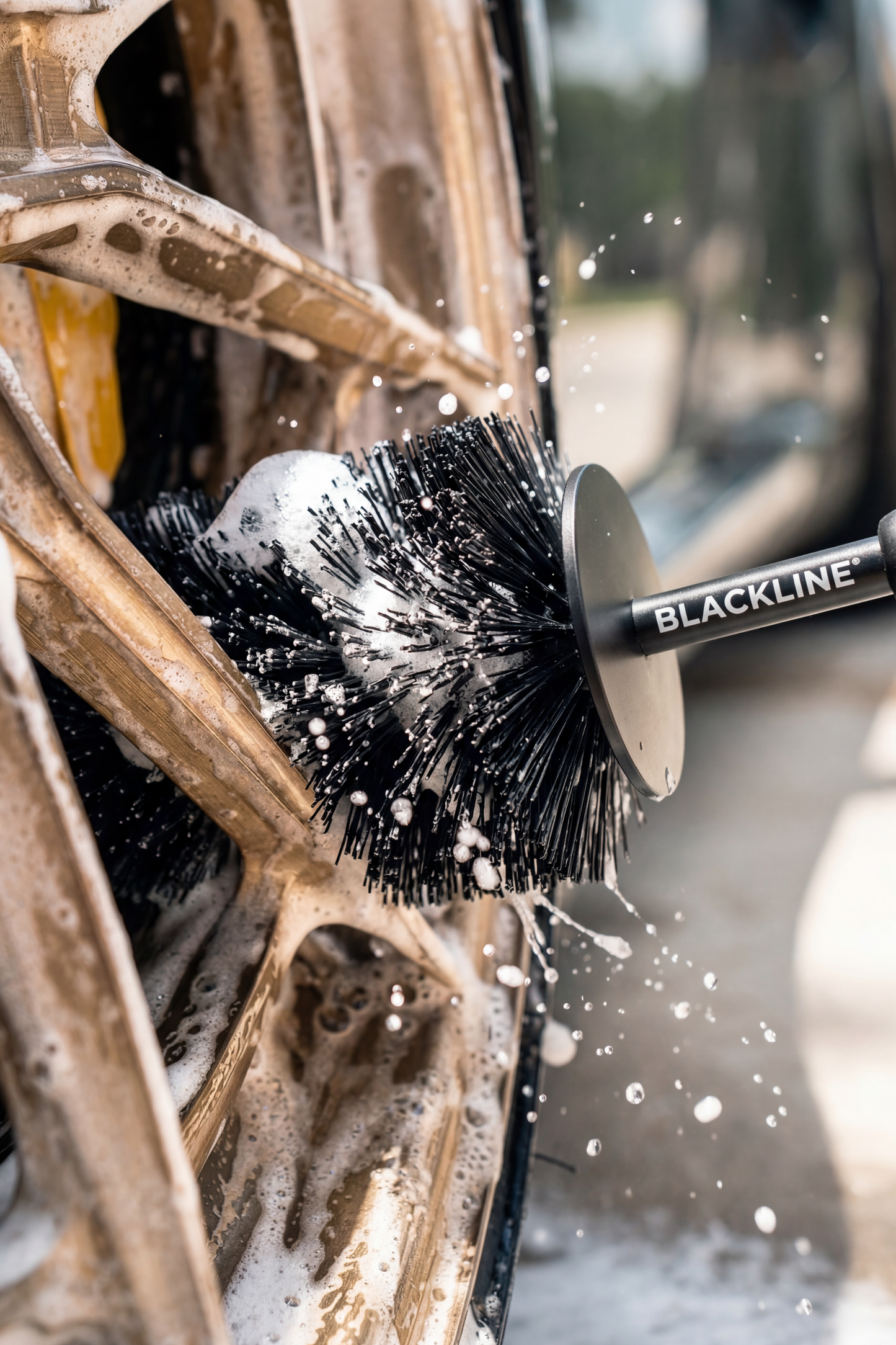 BLACKLINE® Wheel Barrel Brush