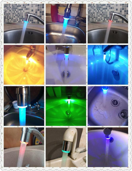 STEVVEX Home LED Water Faucet Creative LED Light