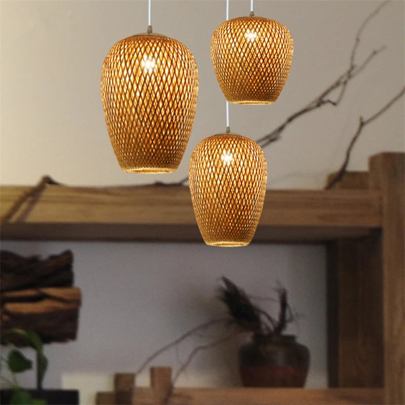 Bamboo Chinese Style Pendant Lamps