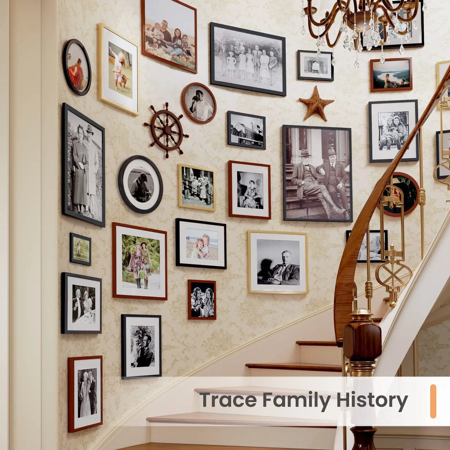5 PACK Wall Picture Frame Black