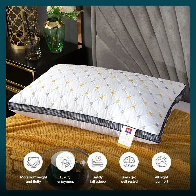 1pc Hotel's Same Feather Cotton Pillow