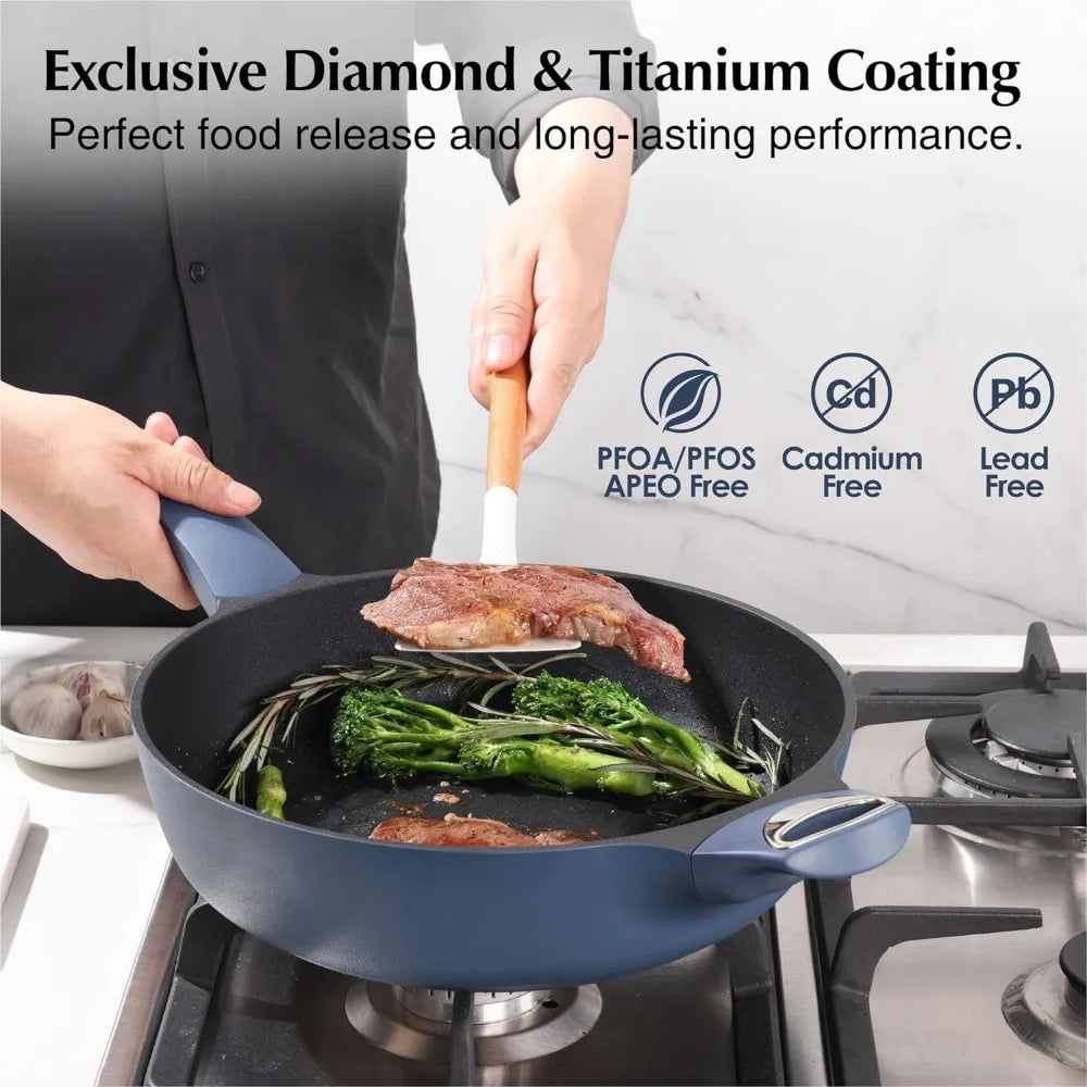 12"- 5Qt Nonstick Frying Pan