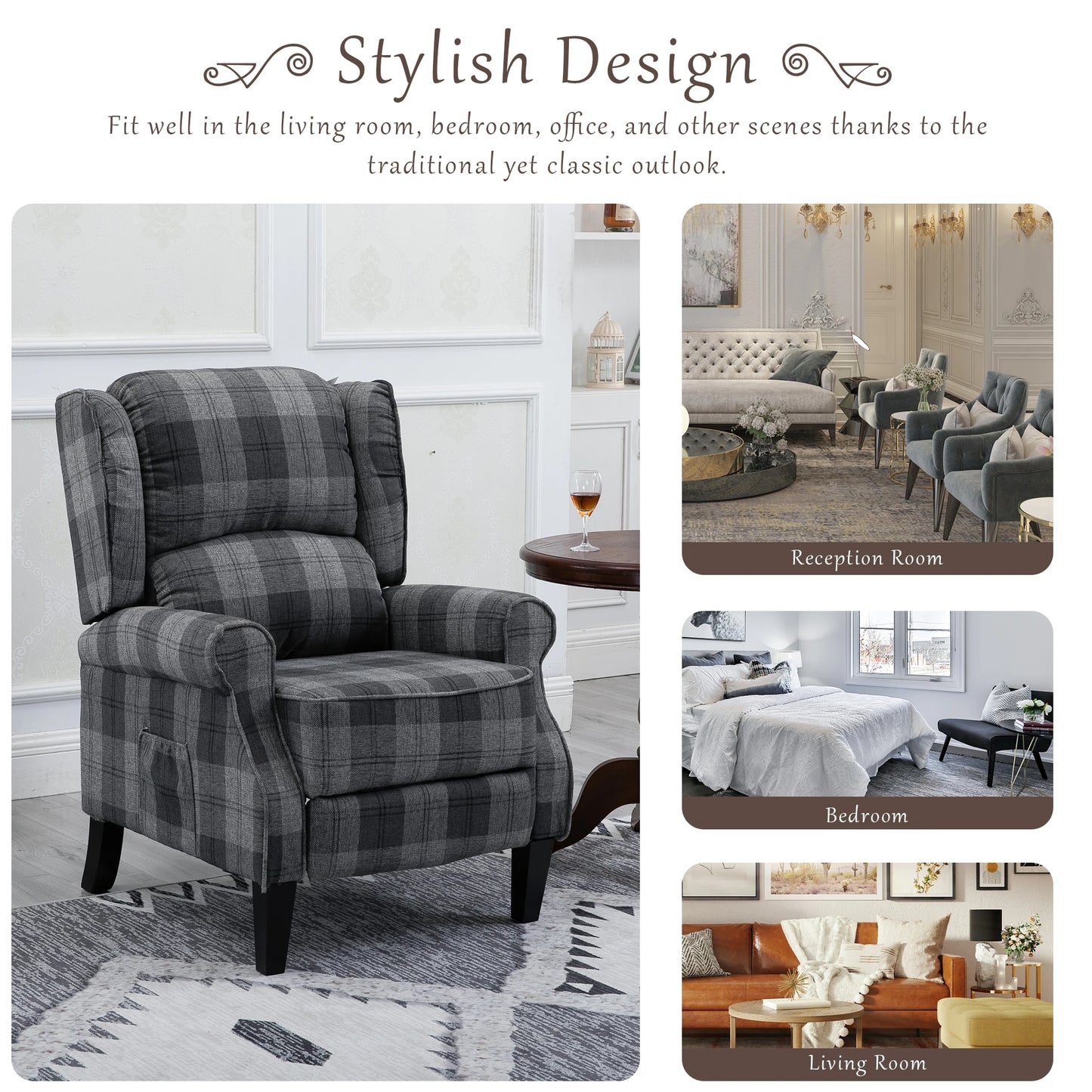 Vintage Leisure Recliner Armchair