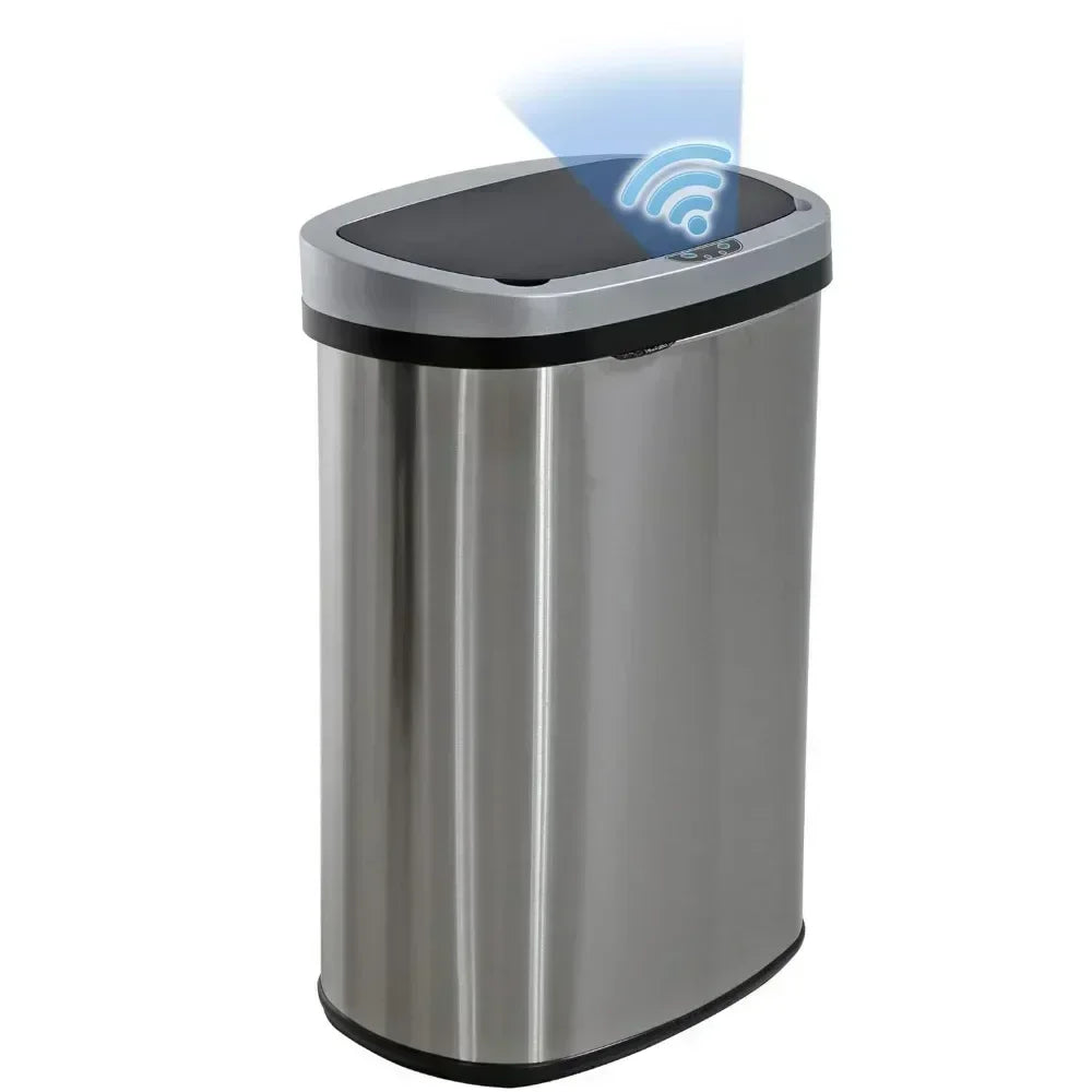 Kitchen Trash Can with Lid - Automatic