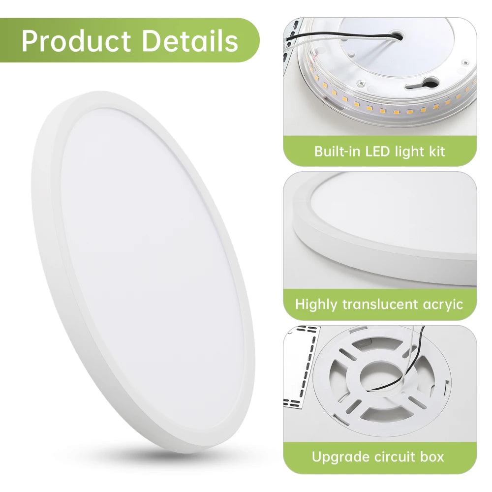 11.8 Inch Flush Mount Ceiling Light, 20W LED+Nightlight Ceiling Light Fixture for Kitchen Bedroom Living Room,modern lamps