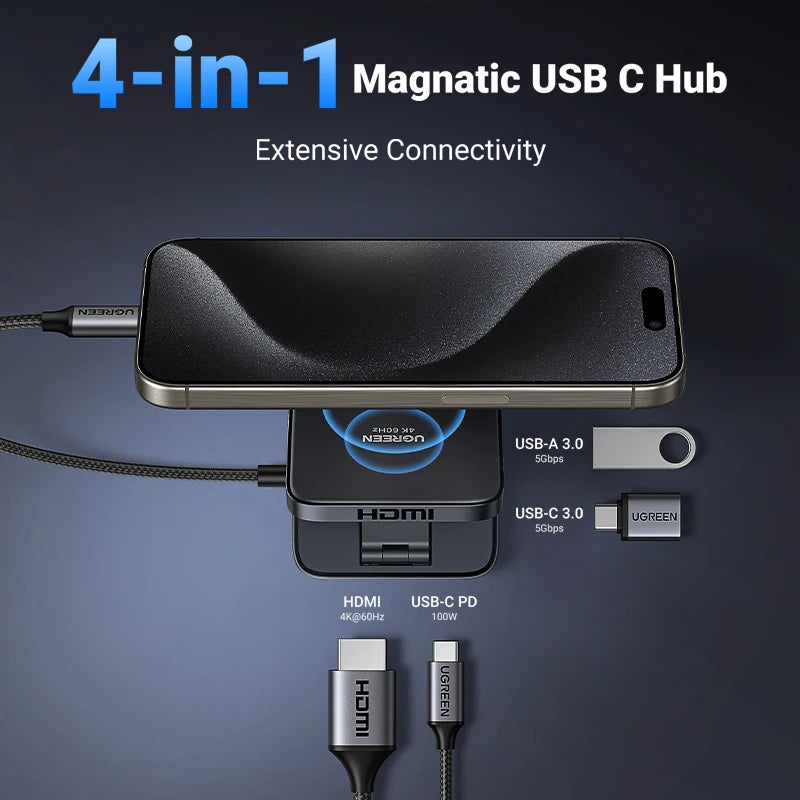 Foldable USB Docking Station