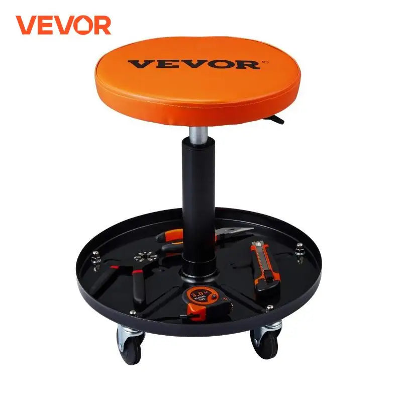 Rolling Mechanic Padded Stool