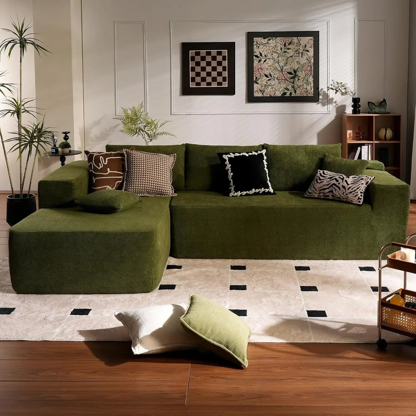 104" Cloud L-Shaped Sectional Sofa