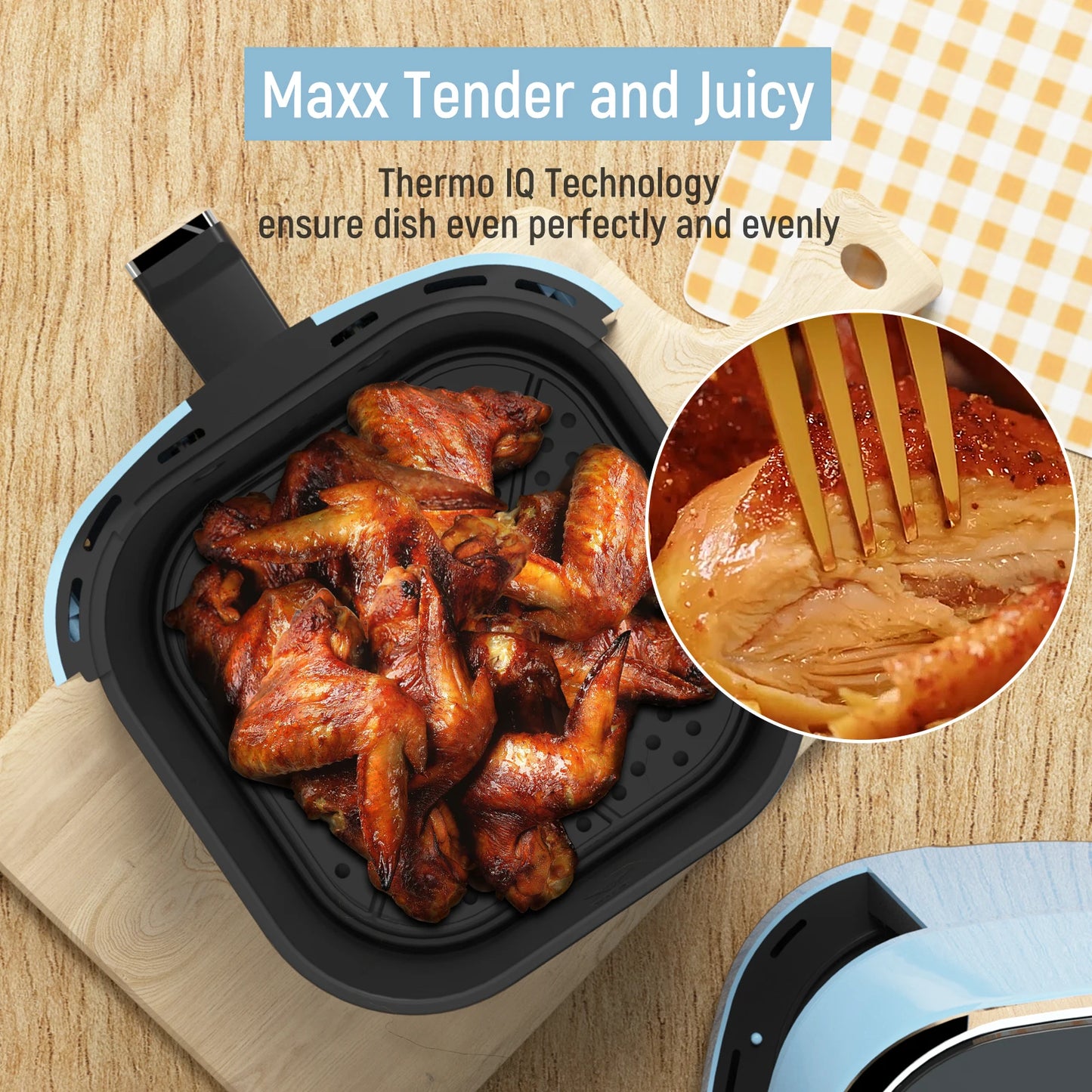 4.2 Qt Air Fryer Oven w/Nonstick Basket