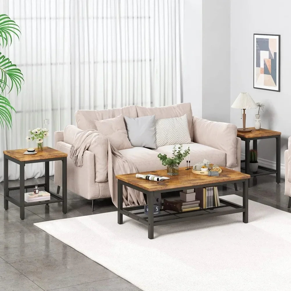3 Pc Coffee Table Set