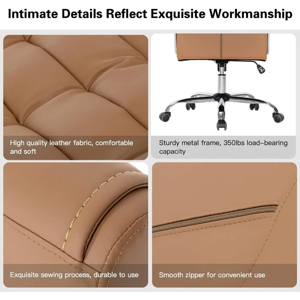 Executive Adjustable Leather Office Chair