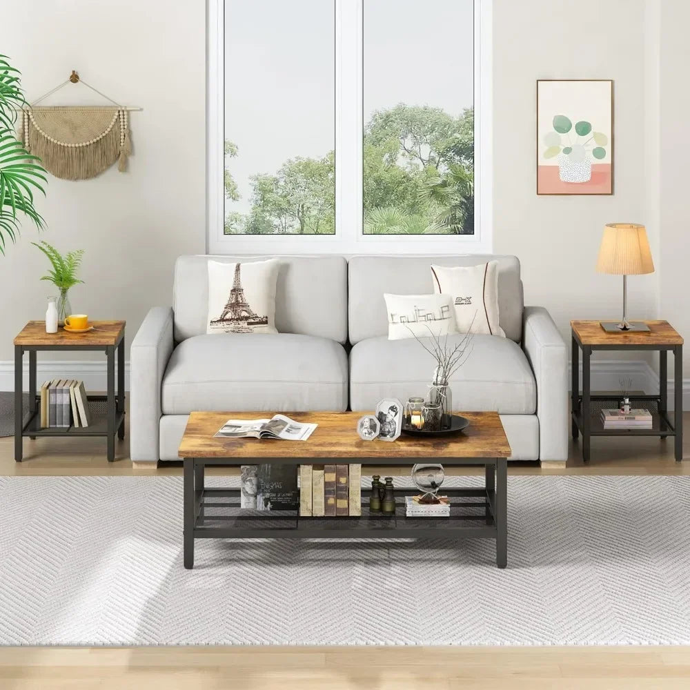 3 Pc Coffee Table Set