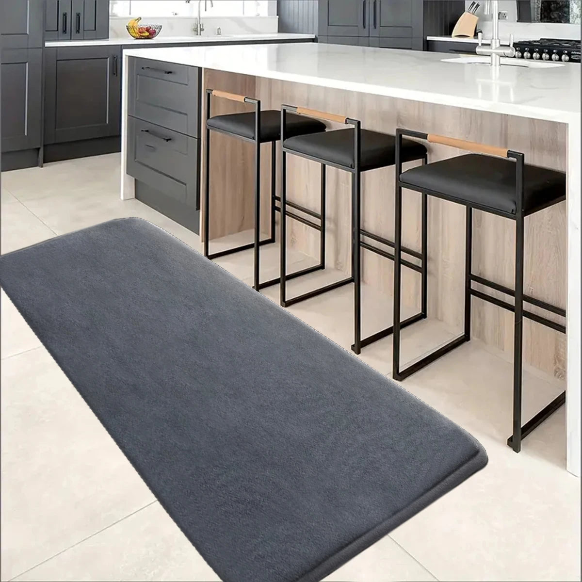 1-pc Quick-Dry Memory Foam Kitchen Mat