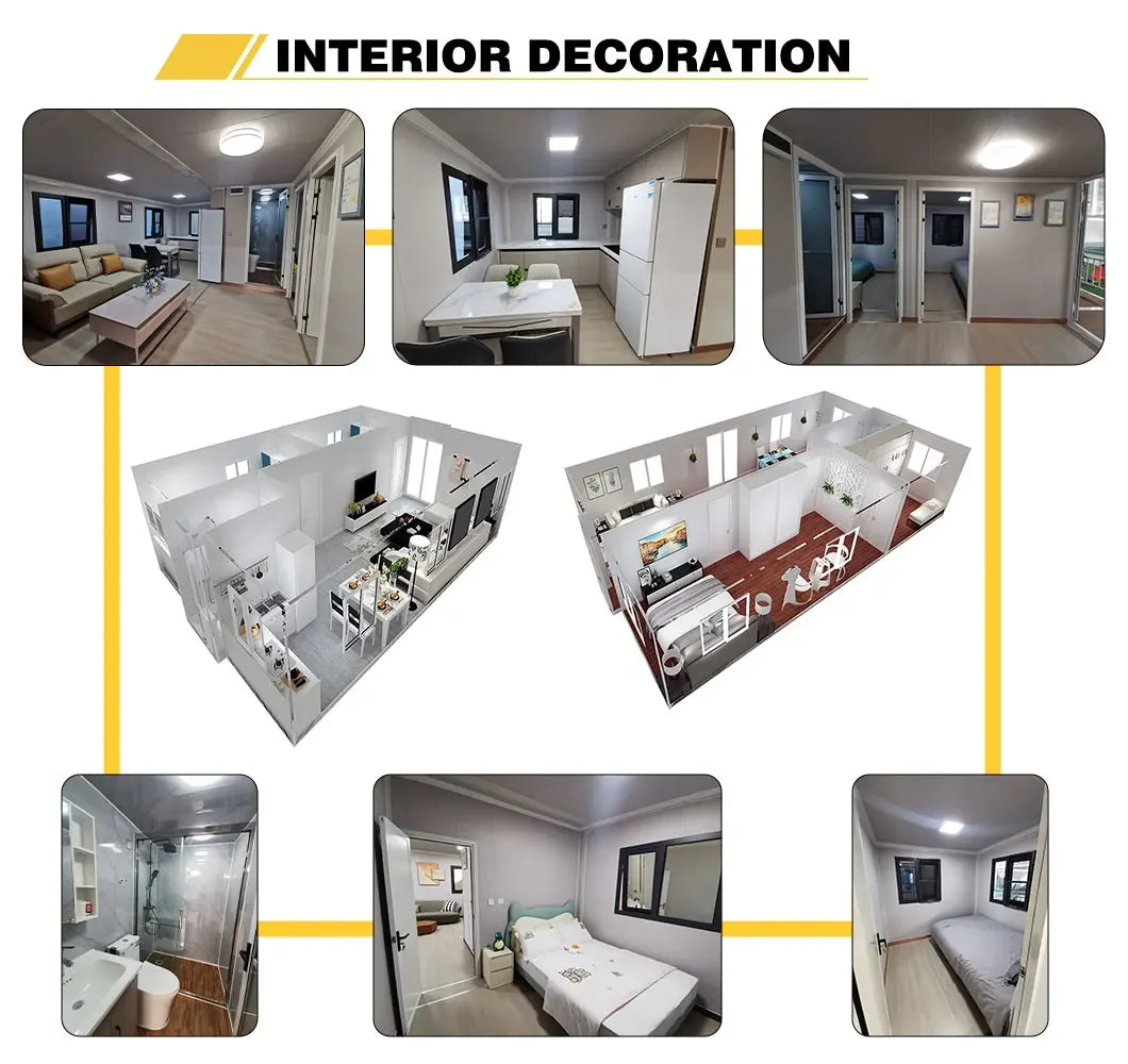 Prefab Container House w/Bathroom and Kitchen