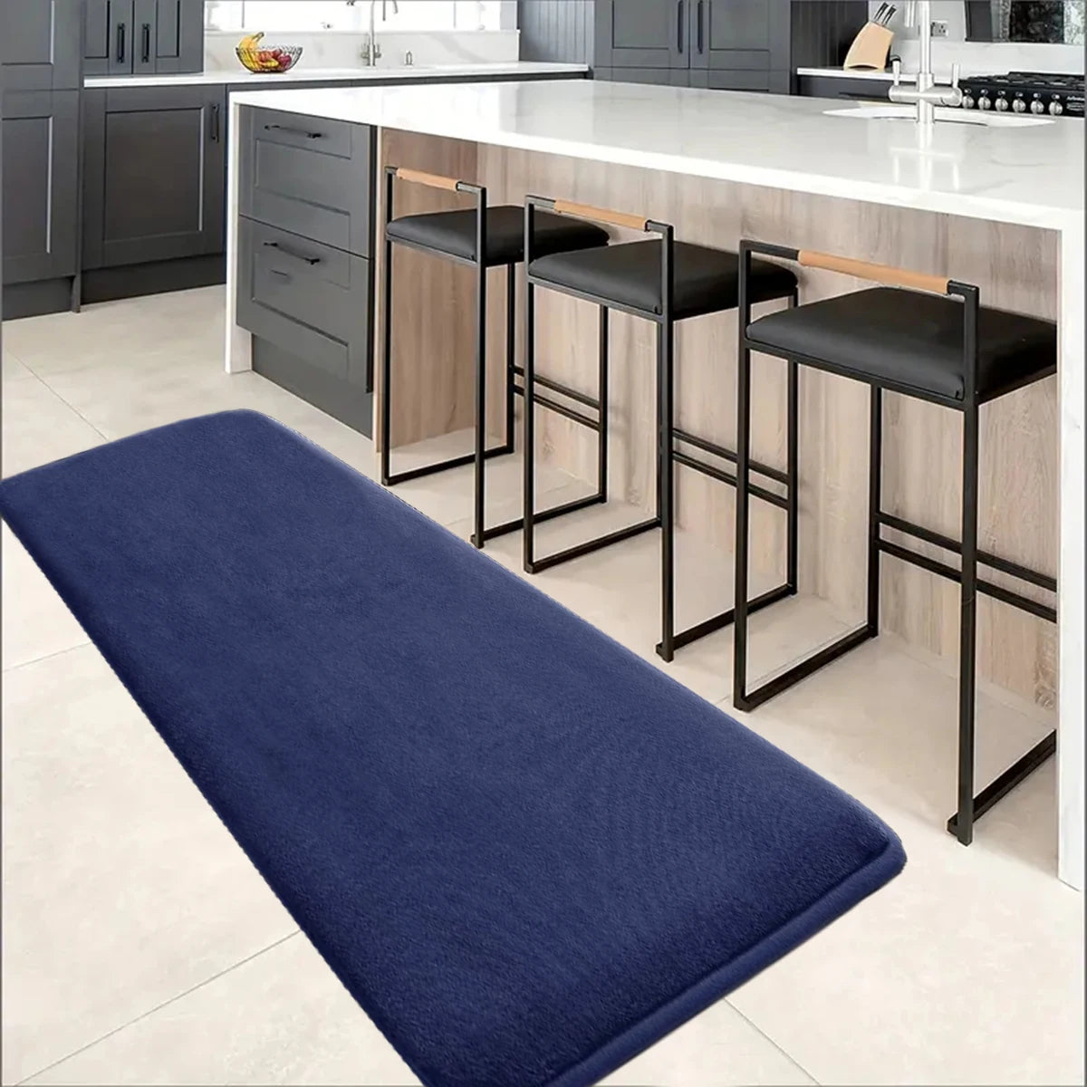 1-pc Quick-Dry Memory Foam Kitchen Mat