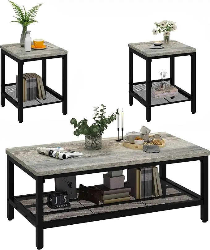 3 Pc Coffee Table Set