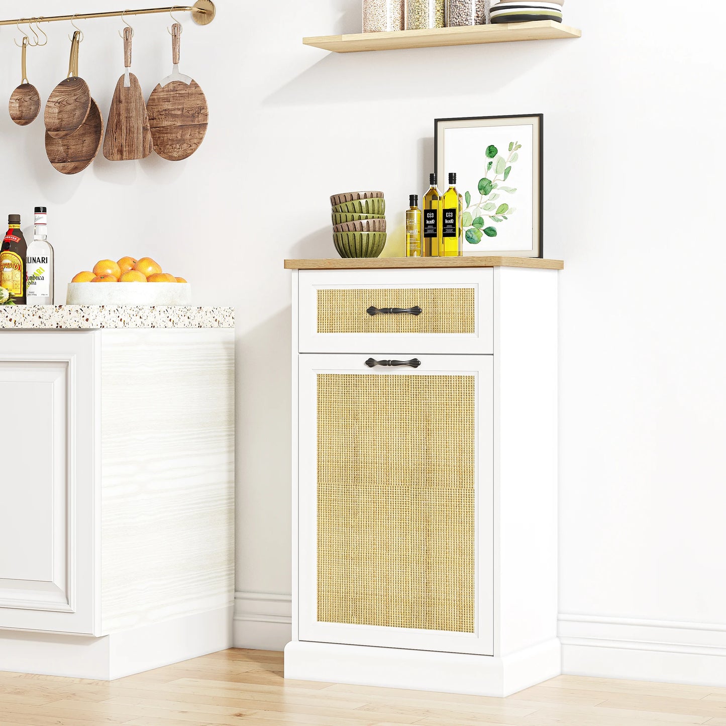 Tilt Out Trash Can Cabinet