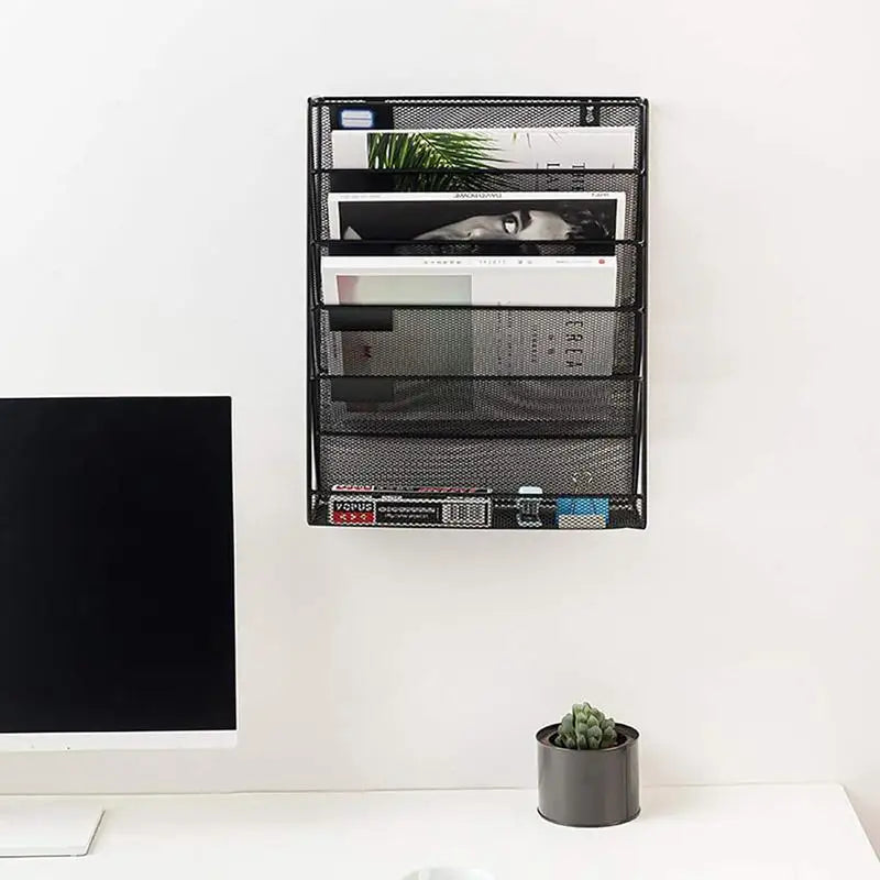 Wall File Hanging Magazine Organizer Folders