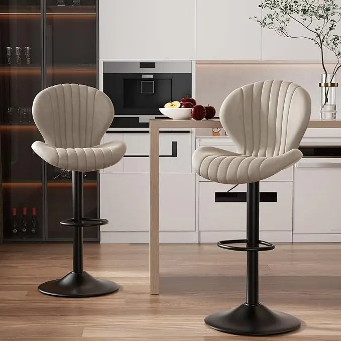 Set of 2 Counter Height Bar Stools