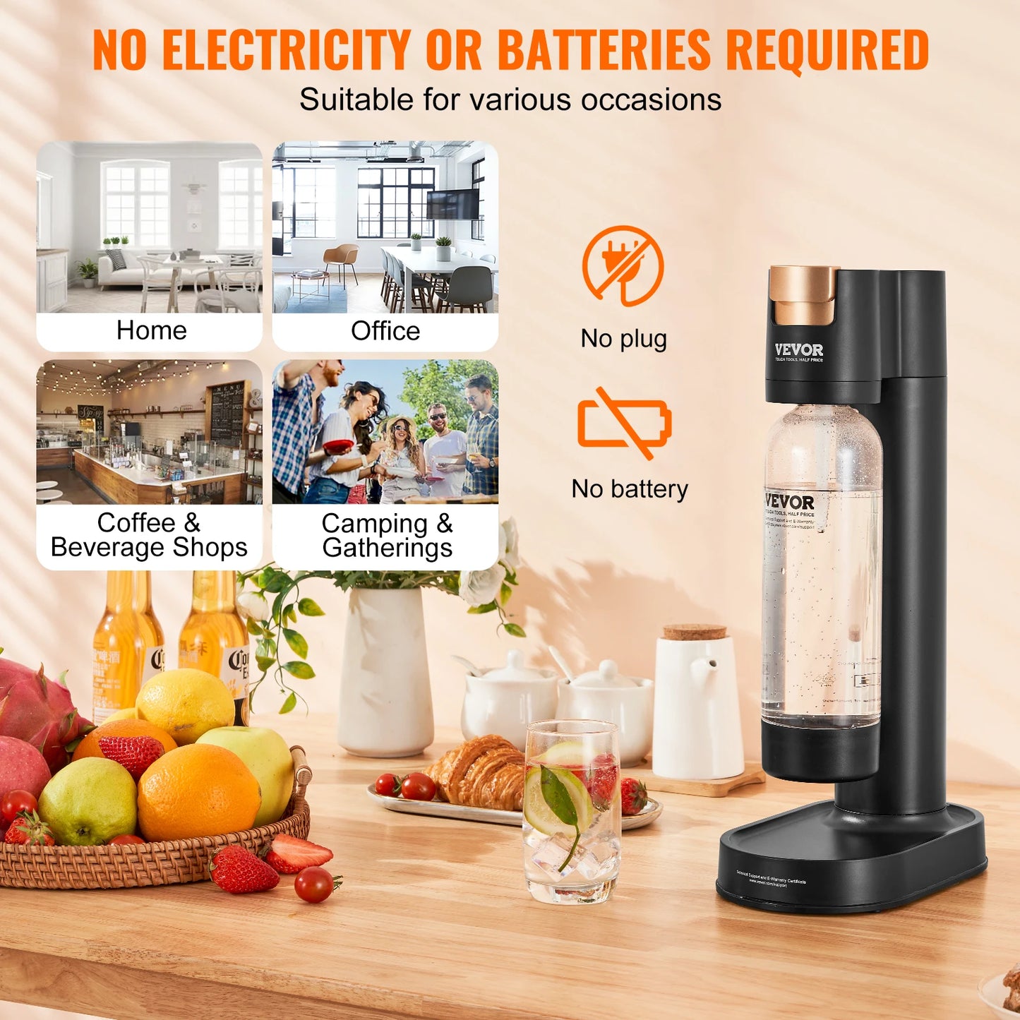Sparkling Water/Soda Maker Machine