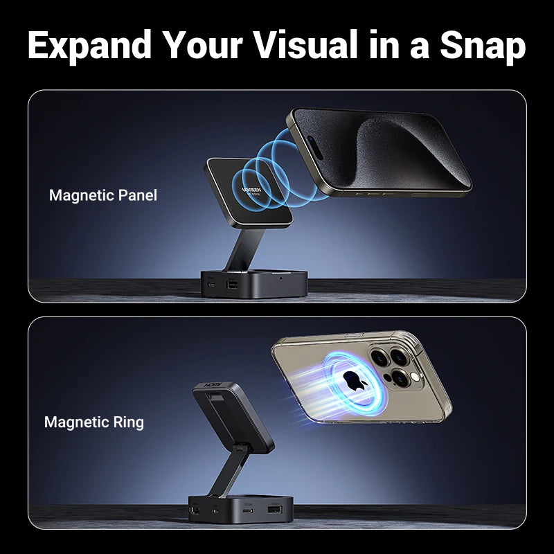 Foldable USB Docking Station