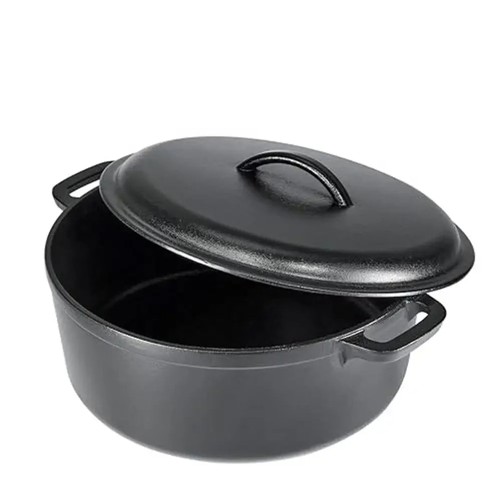 7-qt Pre-Seasoned Cast Iron Dutch Oven Pot