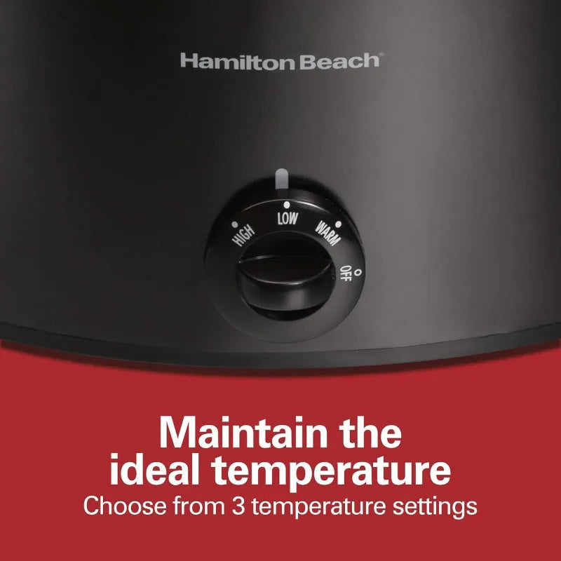 Hamilton Beach 6-Qt Portable Slow Cooker