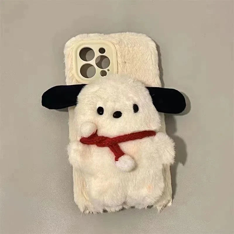 Sanrio Hello Kitty Plush Phone Case For iPhone