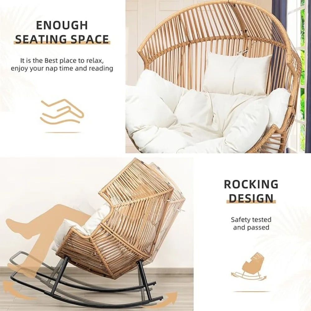Wicker Egg Chair PE Rattan Chair