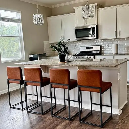 24" Set of 4 Counter Height Bar Stools