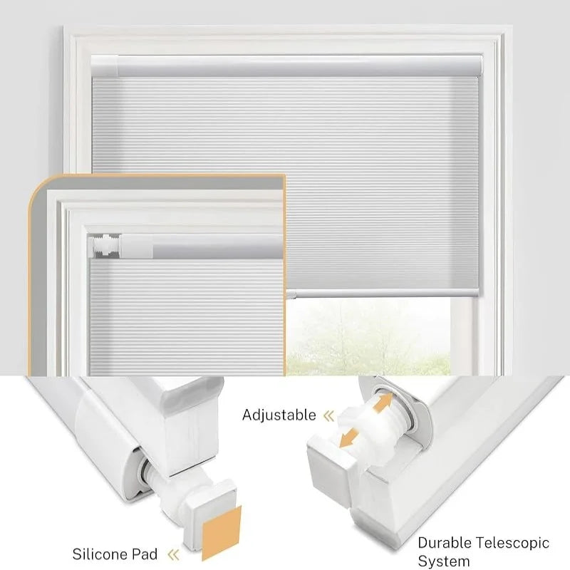 Cordless Top Down Cellular Blinds For Windows