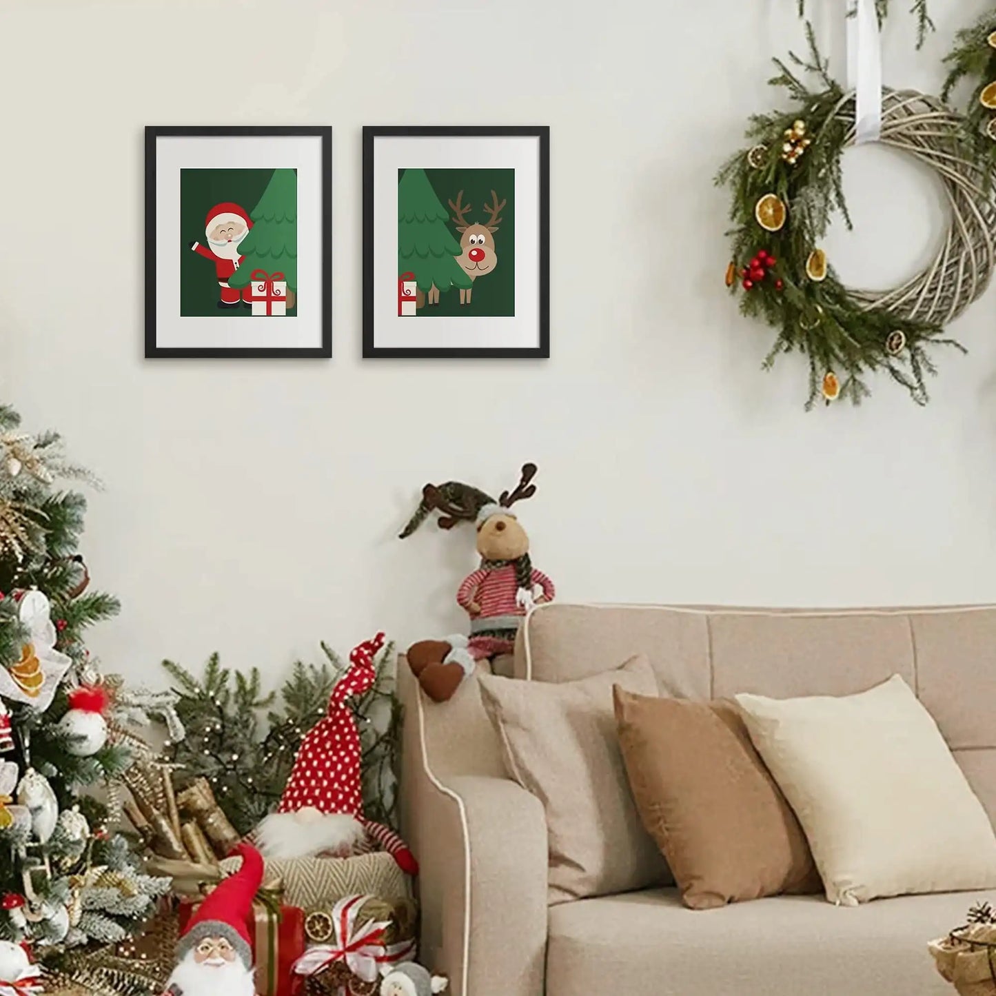 5 PACK Wall Picture Frame Black