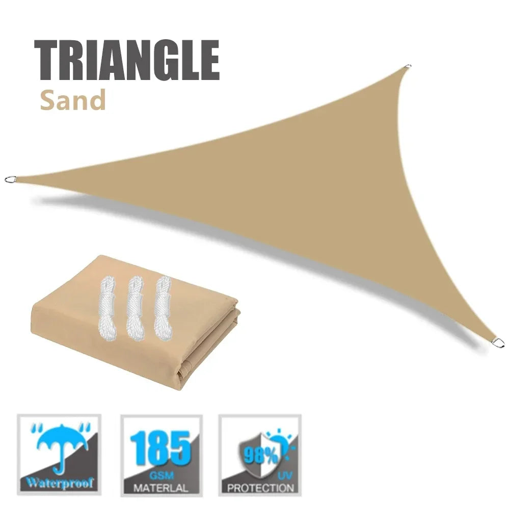 Waterproof Triangle Sun Shelter Sunshade