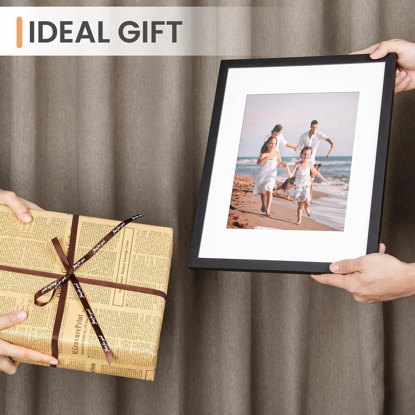 5 PACK Wall Picture Frame Black
