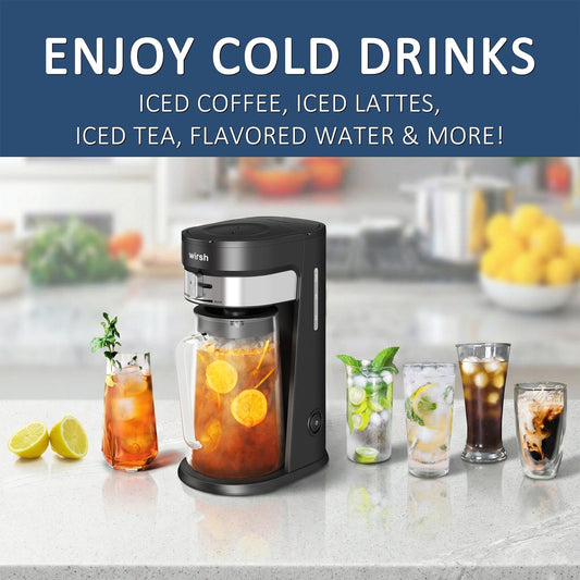 Wirsh Iced Coffee Maker, Iced Tea Maker with 85 Ounce Pitcher,