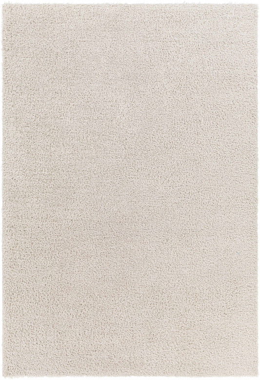Heavenly Solid Beige Plush Rug
