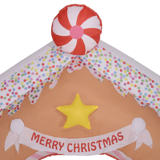 Christmas Inflatable Gingerbread House Archway