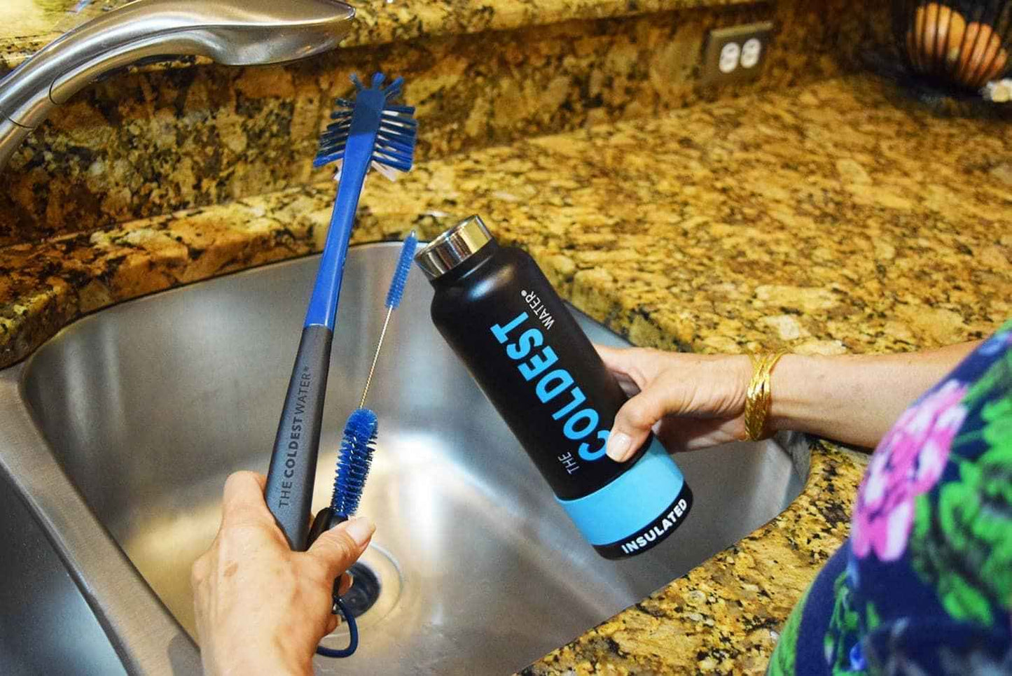 The Coldest Water Bottle Brush: