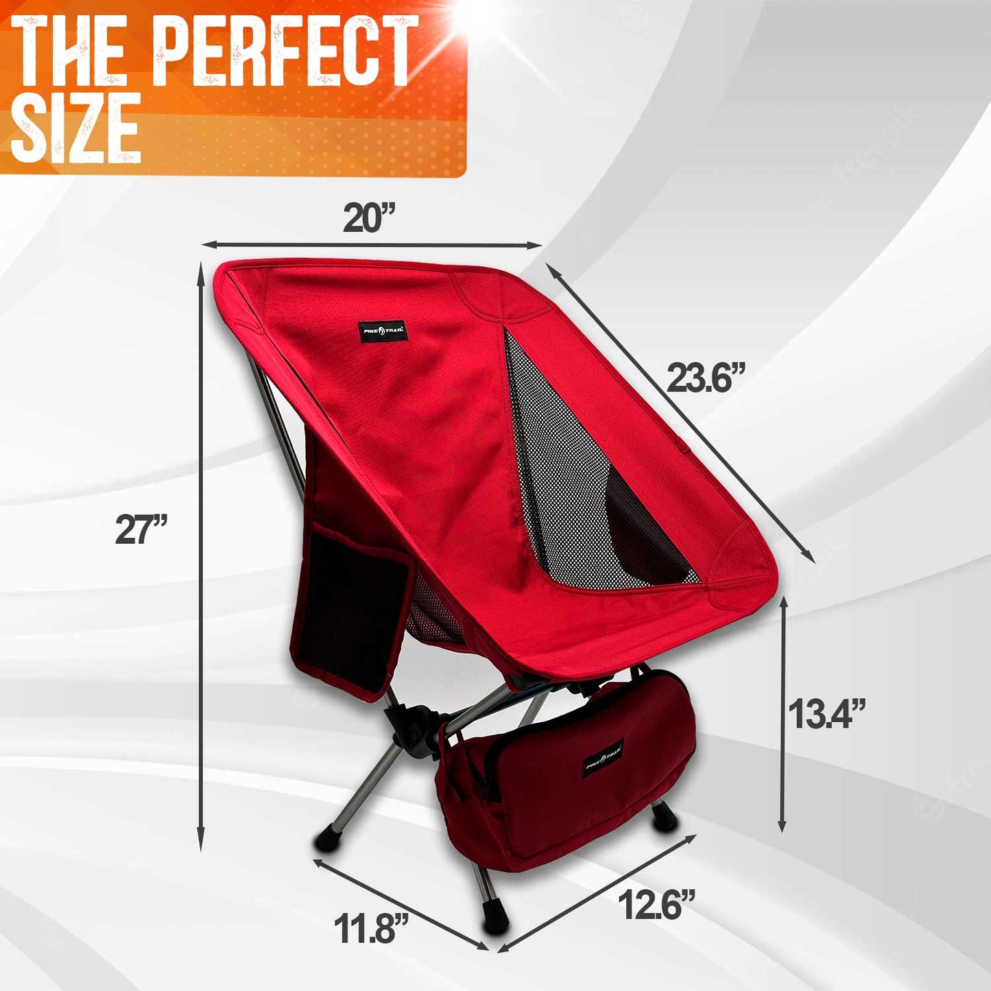 Pike Trail Ultralight Compact Outdoor Camping  Chair