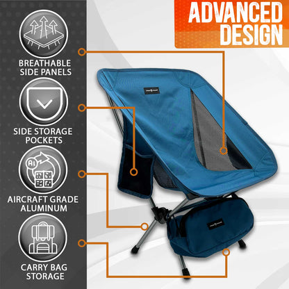 Pike Trail Ultralight Compact Outdoor Camping  Chair