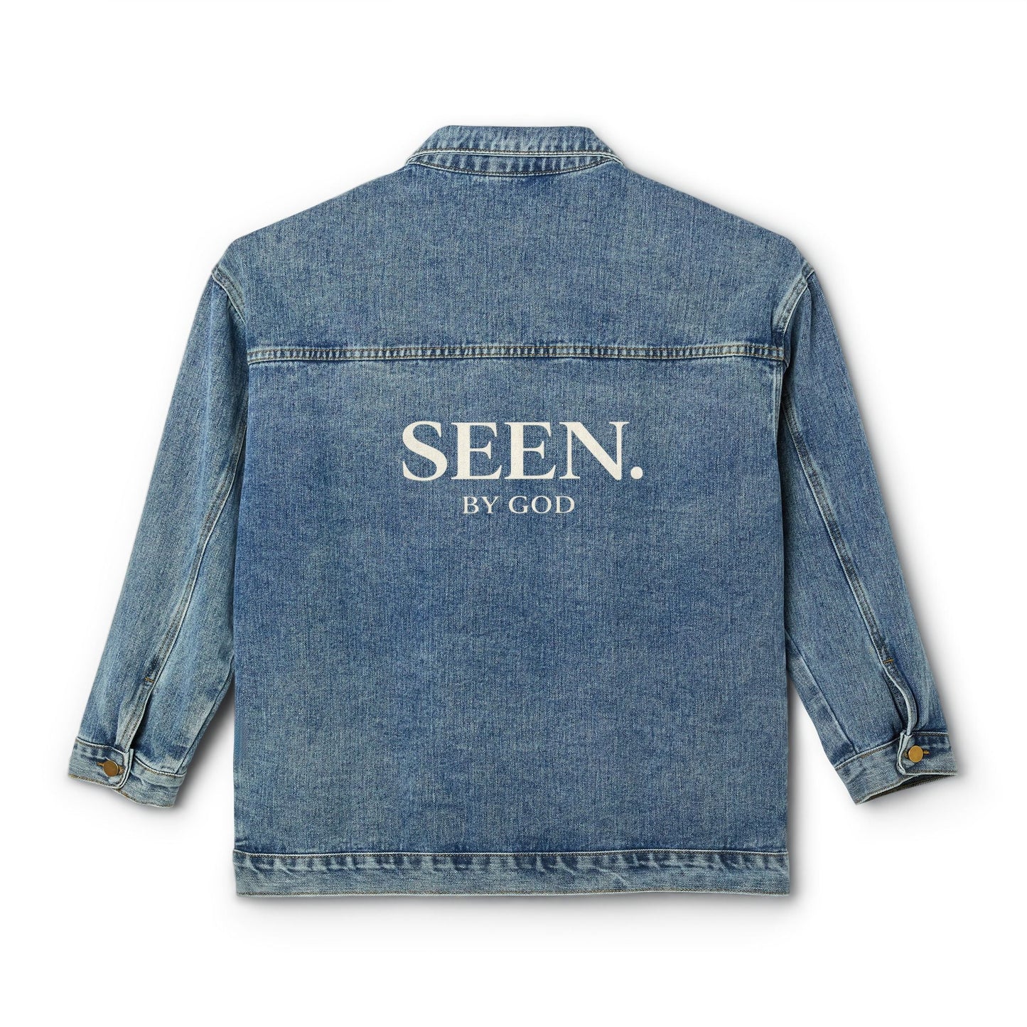 SEEN. BY GOD Women's Oversized Denim Jacket