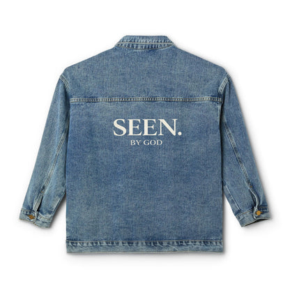SEEN. BY GOD Women's Oversized Denim Jacket