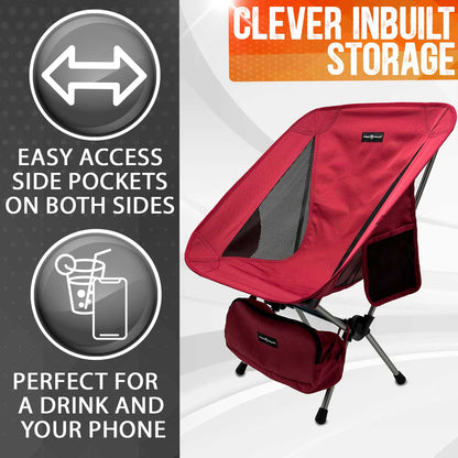 Pike Trail Ultralight Compact Outdoor Camping  Chair