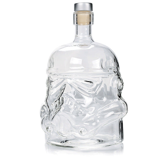 Star Wars White Soldier glass wine bottle creative decanter liquor dispenser
