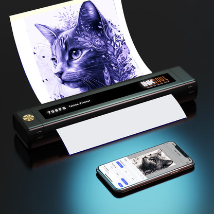 INKSOUL® T08FS Wireless Tattoo Transfer Stencil Printer