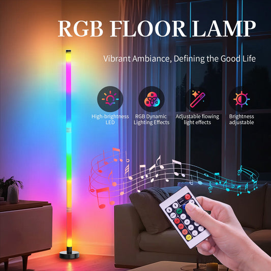 Corner Floor Lamp, Smart RGB Corner Lamp