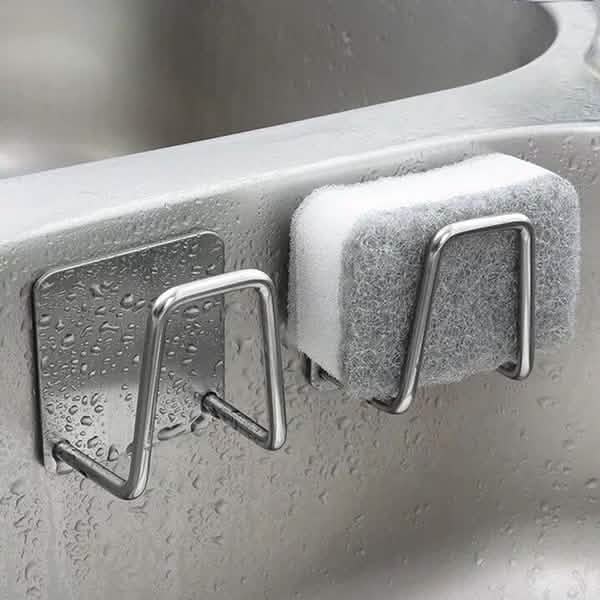 Kitchen Stainless Steel Sink Sponge Holder
